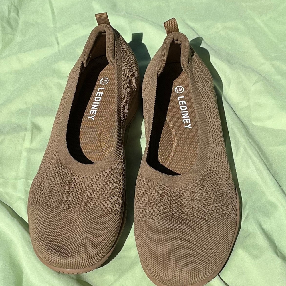 Women's Tan Slip-On Shoes